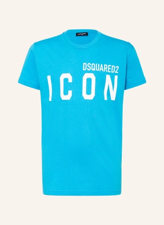 Dsquared2  T-Shirt blau beige