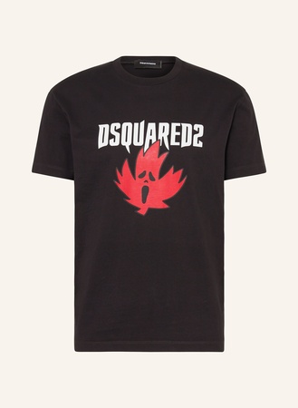 Dsquared2  T-Shirt Ghost Leave schwarz