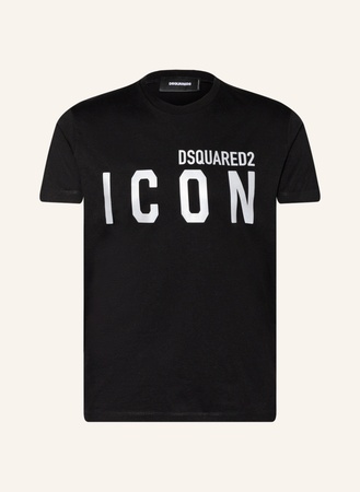 Dsquared2  T-Shirt Icon schwarz beige