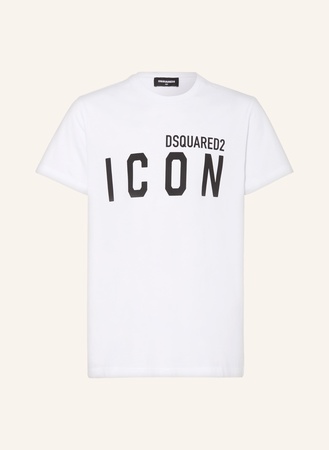 Dsquared2  T-Shirt Icon weiss grau