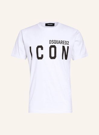 Dsquared2  T-Shirt Icon weiss lila