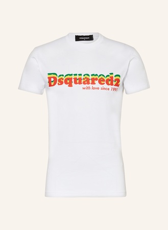 Dsquared2  T-Shirt weiss grau