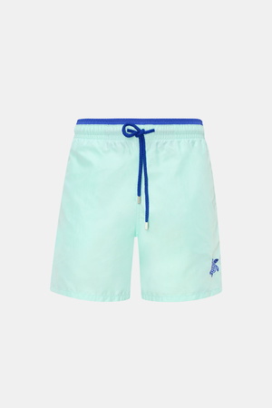 Vilebrequin  - Herren - Badeshorts 'Moka' mintgrün/dunkelblau