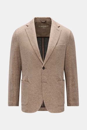 Circolo 1901  - Herren - Jersey-Sakko beige/dunkelbraun gemustert
