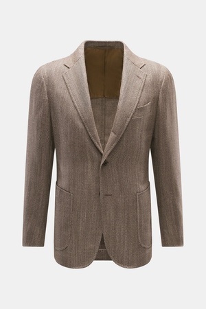 Stile Latino  - Herren - Sakko 'Vincenzo' beige/dunkelbraun gemustert