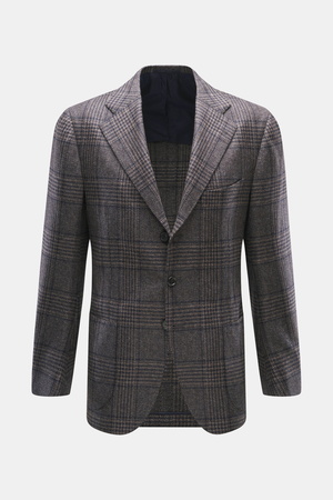 Cesare Attolini  - Herren - Cashmere Sakko taupe/dunkelbraun kariert