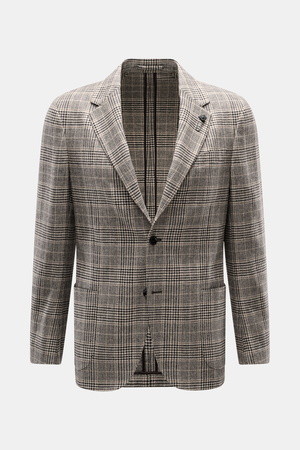 LARDINI  - Herren - Sakko beige/dunkelbraun kariert