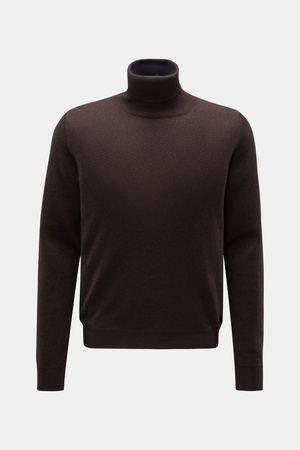 Eddy Monetti  - Herren - Rollkragenpullover 'Nirvana' dunkelbraun