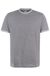 Eleventy Herren T-Shirt Grau meliert grau