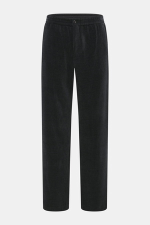 Emporio Armani  - Herren - Cord-Jogpants schwarz