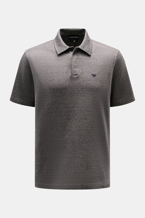 Emporio Armani  - Herren - Jersey-Poloshirt grau meliert