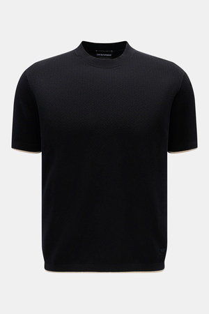 Emporio Armani  - Herren - Kurzarmpullover navy