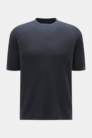 Emporio Armani  - Herren - Kurzarmpullover navy
