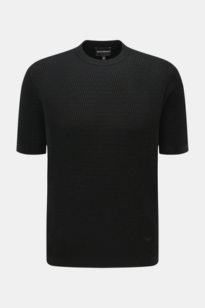 Emporio Armani  - Herren - Kurzarmpullover schwarz