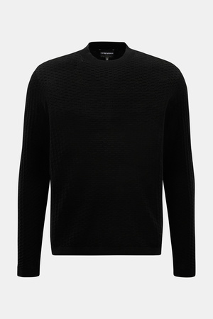 Emporio Armani  - Herren - Rundhalspullover schwarz