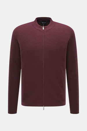 Emporio Armani  - Herren - Strickjacke bordeaux