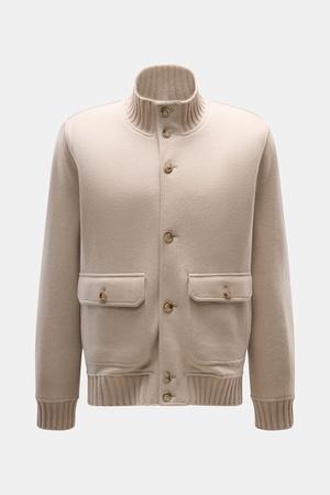 Fedeli  - Herren - Cashmere-Blouson 'Surreale' beige