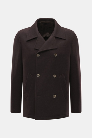 Fedeli  - Herren - Cashmere Cabanjacke dunkelbraun