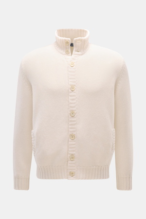 Fedeli  - Herren - Cashmere Cardigan 'Favonius' creme