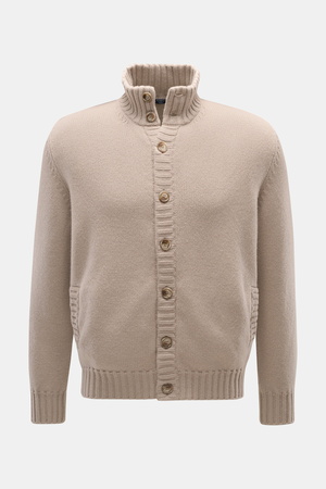 Fedeli  - Herren - Cashmere Cardigan 'Favonius' taupe