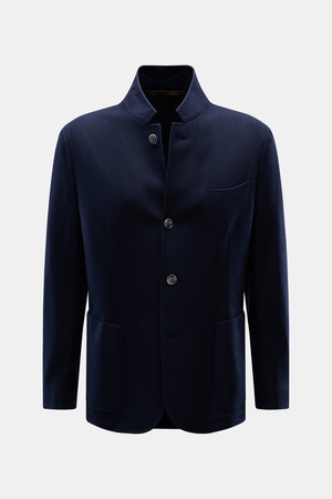 Fedeli  - Herren - Cashmere Jersey-Jacke 'Damon' navy