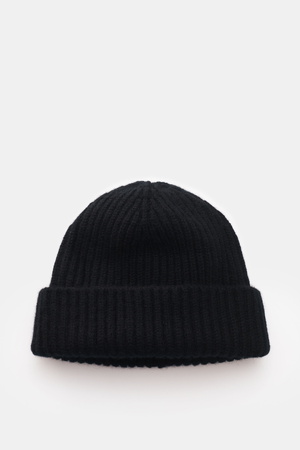 Fedeli  - Herren - Cashmere Mütze 'Alfredo' schwarz
