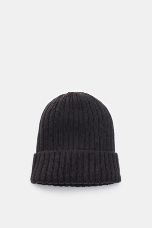 Fedeli  - Herren - Cashmere Mütze 'Bruno' dunkelbraun