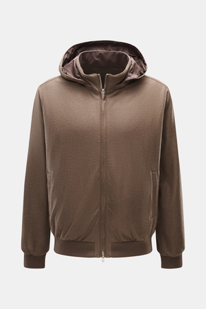 Fedeli  - Herren - Cashmere Wendeblouson 'Stop' braun meliert