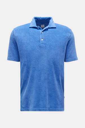 Fedeli  - Herren - Frottee Poloshirt 'Mondial' blau