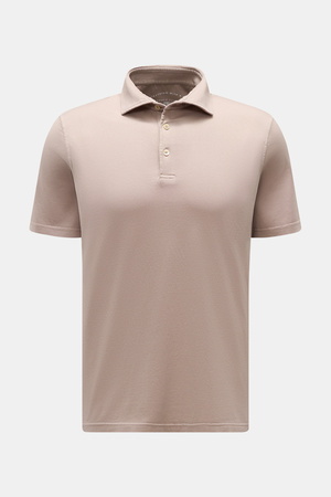 Fedeli  - Herren - Jersey-Poloshirt 'Zero' taupe