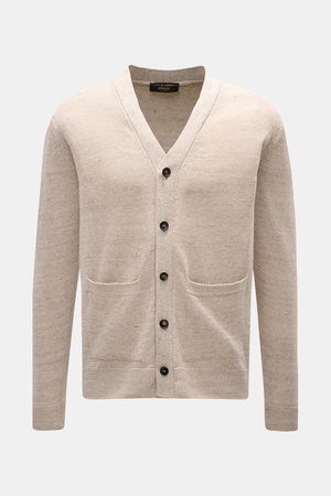 Filippo de Laurentiis  - Herren - Cardigan beige meliert