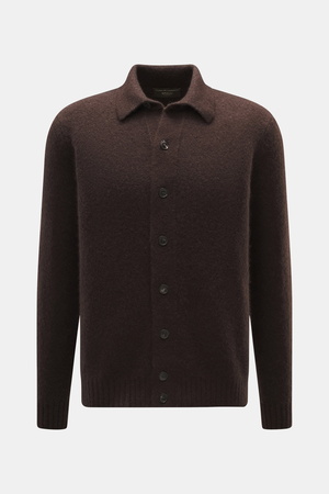 Filippo de Laurentiis  - Herren - Cardigan dunkelbraun