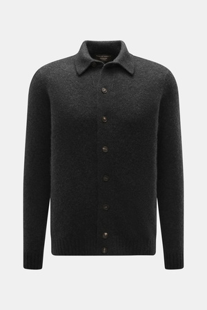 Filippo de Laurentiis  - Herren - Cardigan dunkelgrau