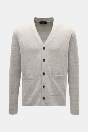 Filippo de Laurentiis  - Herren - Cardigan grau meliert