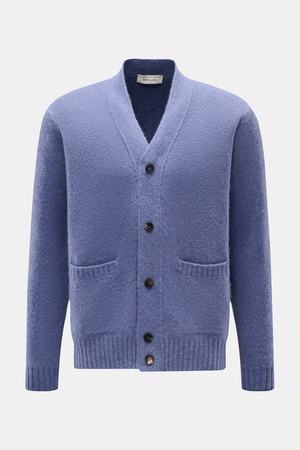 Filippo de Laurentiis  - Herren - Cardigan rauchblau meliert
