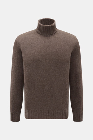 Filippo de Laurentiis  - Herren - Cashmere Rollkragenpullover graubraun meliert