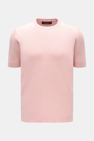 Filippo de Laurentiis  - Herren - Feinstrick-Kurzarmpullover rosé