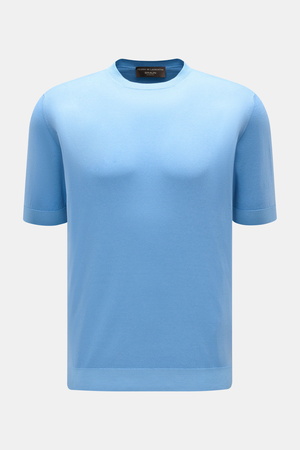 Filippo de Laurentiis  - Herren - Kurzarmpullover hellblau