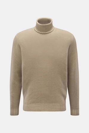 Filippo de Laurentiis  - Herren - Merino Rollkragenpullover sand