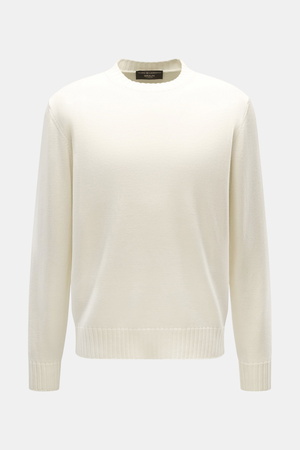 Filippo de Laurentiis  - Herren - Merino Rundhalspullover creme