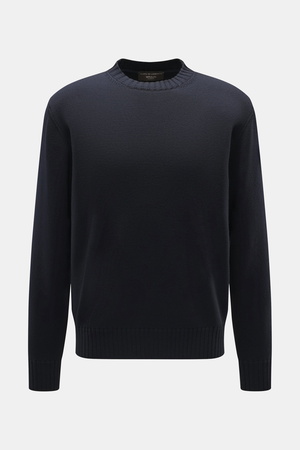 Filippo de Laurentiis  - Herren - Merino Rundhalspullover navy