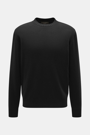 Filippo de Laurentiis  - Herren - Merino Rundhalspullover schwarz