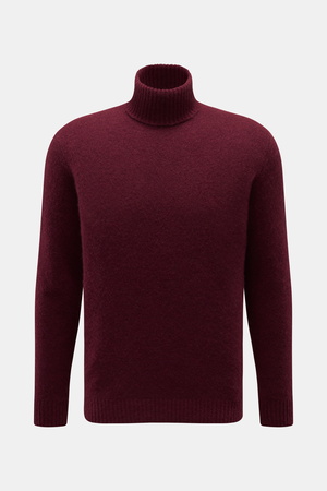 Filippo de Laurentiis  - Herren - Rollkragenpullover bordeaux