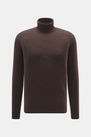 Filippo de Laurentiis  - Herren - Rollkragenpullover dunkelbraun