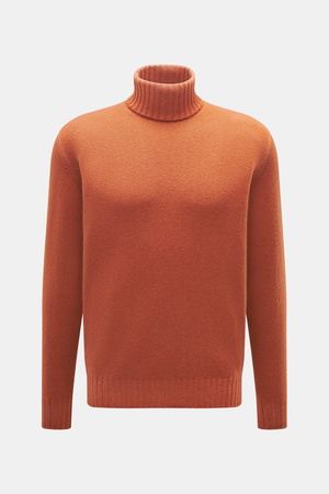 Filippo de Laurentiis  - Herren - Rollkragenpullover rostbraun