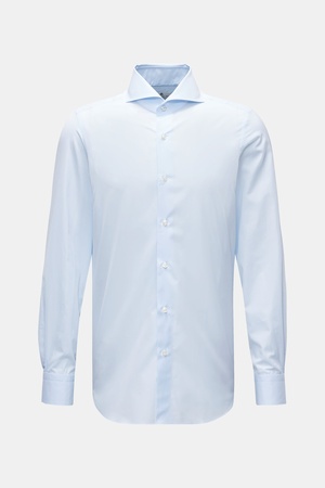 Finamore  - Herren - Business Hemd 'Sergio Milano' Haifisch-Kragen pastellblau