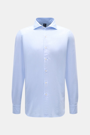 Finamore  - Herren - Oxford-Hemd 'Eduardo Gaeta' Haifisch-Kragen hellblau
