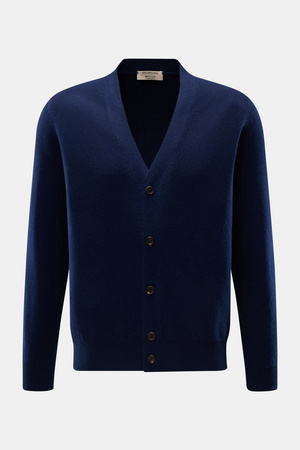 Fioroni  - Herren - Cashmere Cardigan dunkelblau
