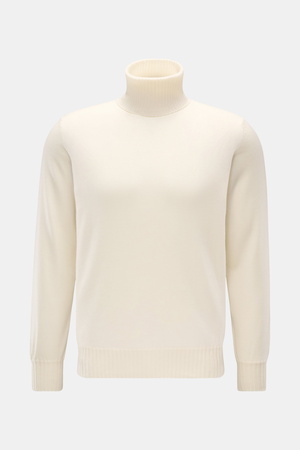 Fioroni  - Herren - Cashmere Rollkragenpullover creme