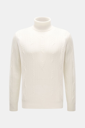 Fioroni  - Herren - Cashmere Rollkragenpullover creme